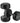 2.5kg-30kg Rubber Dumbbell Set - Grey Jordan Elite Gym Equipment